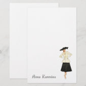 Papeterie Le nouveau look - stationnaire chic de Tres de (Devant / Derrière)