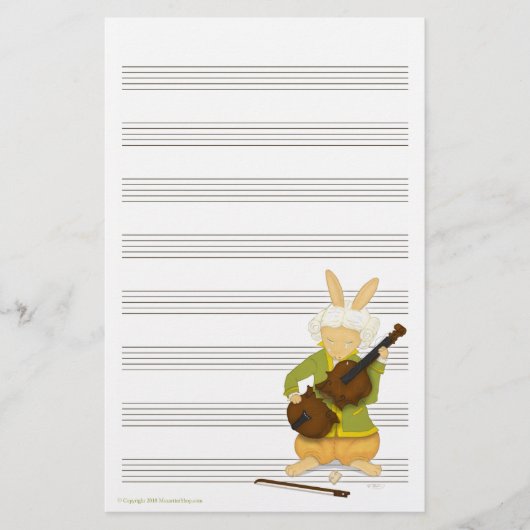 Papeterie Le papier de manuscrit de musique de tragédie (Devant)