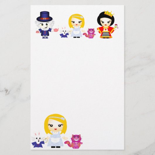 Papeterie Le pays des merveilles (Devant)