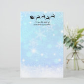 Papeterie Le Père Noël et son renne volant (Debout devant)