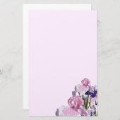 Papeterie Le ressort frais de coupe irise floral (Devant / Derrière)