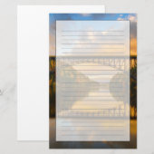 Papeterie Le Roi français Bridge dans l'automne (Devant / Derrière)