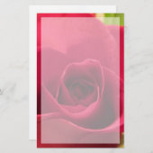 Papeterie Le "rouge de baisse complètement" s'est levé avec (Devant / Derrière)