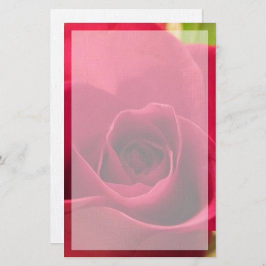 Papeterie Le "rouge de baisse complètement" s'est levé avec (Devant / Derrière)