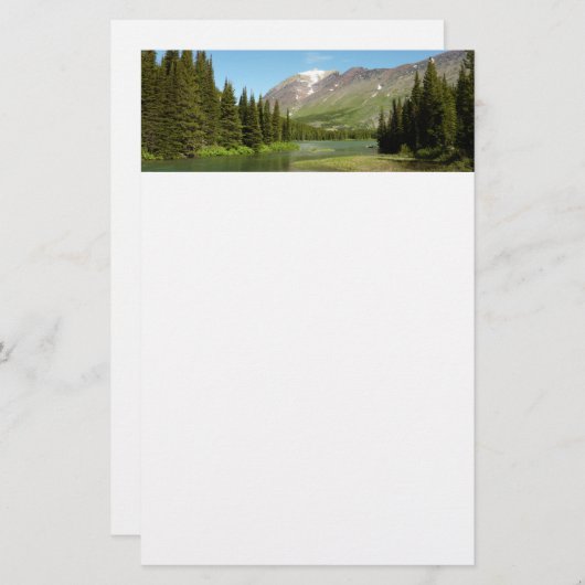 Papeterie Le ruisseau Grinnell au parc national Glacier (Devant / Derrière)