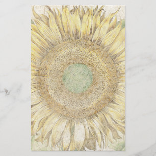 Papeterie Le tournesol de papier fait main fleurit la