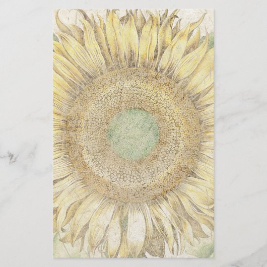 Papeterie Le tournesol de papier fait main fleurit la (Devant)