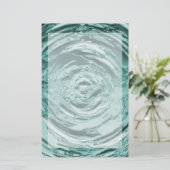 Papeterie L'eau se répand Turquoise (Debout devant)