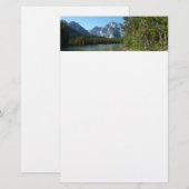 Papeterie Leigh Lake, parc national de Grand Teton (Devant / Derrière)