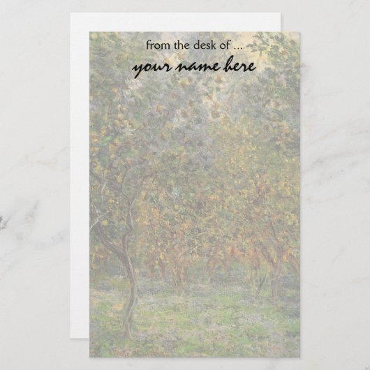 Papeterie Lemon Grove à Bordighera par Claude Monet (Devant / Derrière)