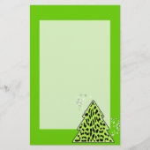 Papeterie Leopard cheetah Arbre de Noël (Devant)