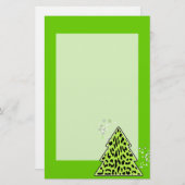 Papeterie Leopard cheetah Arbre de Noël (Devant / Derrière)