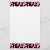 Papeterie Léopard rose (Devant)