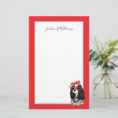 Papeterie L'épagneul cavalier du Roi Charles | ajoutent (Debout devant)