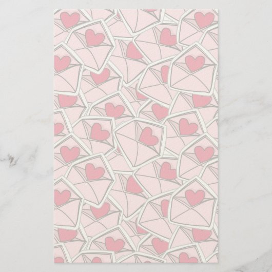 Papeterie Les coeurs de Valentine sur les enveloppes (Devant)