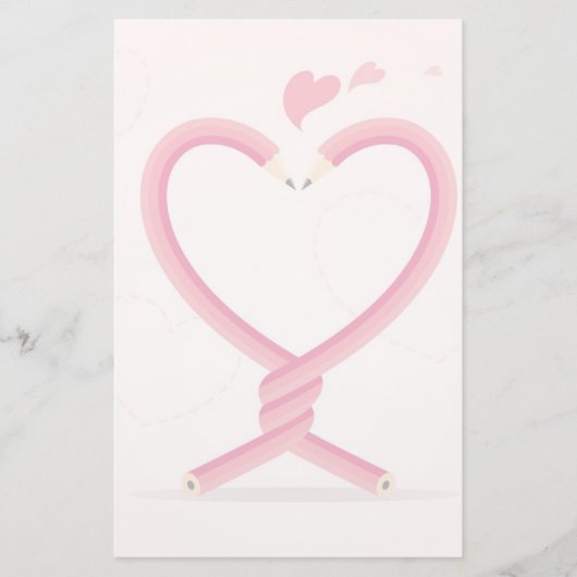 Papeterie Les crayons amoureux (Devant)