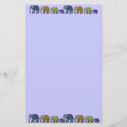 Papeterie Les éléphants n'oublient jamais (Devant)