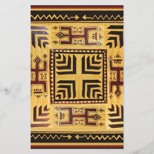 Papeterie Les esprits tribaux africains (Devant)