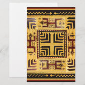 Papeterie Les esprits tribaux africains (Devant / Derrière)