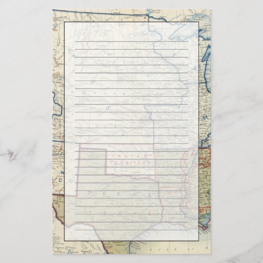 Papeterie Les Etats-Unis en juin 1861 (Devant)