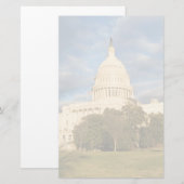 Papeterie Les Etats-Unis, Washington DC, bâtiment de capitol (Devant / Derrière)