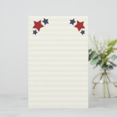 Papeterie Les étoiles et les rayures ont rayé la (Debout devant)