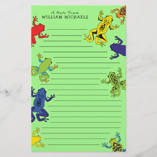 Papeterie Les Grenouilles d'arbre Cute Kid's (Devant)