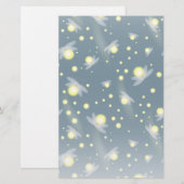 Papeterie Les lucioles éthérées à la Motif de nuit (Devant / Derrière)