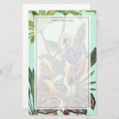 Papeterie Les oiseaux au paradis - Les grands oiseaux (Devant / Derrière)