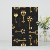 Papeterie Les Patters de Seamless avec Golden Keys (Debout devant)