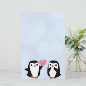 Papeterie Les pingouins amoureux (Debout devant)
