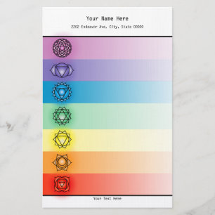Papeterie Les sept chakras
