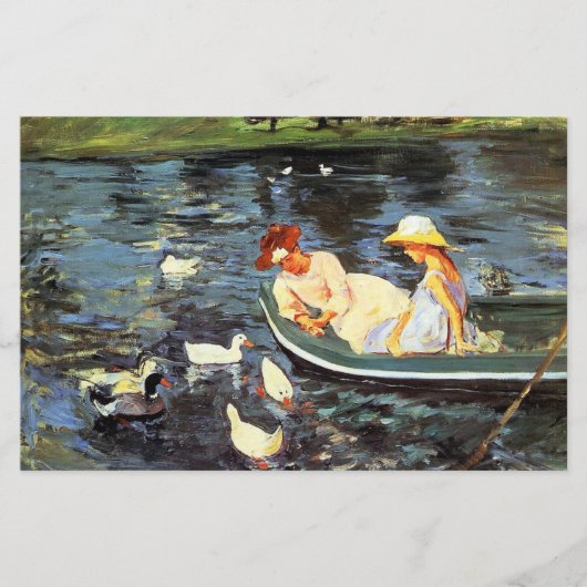 Papeterie L'été (par Mary Cassatt) (Devant)