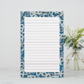 Papeterie Lettre A bleu (Debout devant)