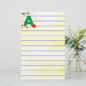 Papeterie LETTRE Apple A (Debout devant)