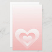 Papeterie Lettre d'amour Papier à lettres (Devant / Derrière)