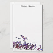 Papeterie Lettre de Noël 2009 de Pelicans Beach (Devant / Derrière)