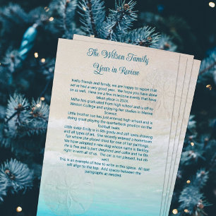 Papeterie Lettre de Noël de plage Modèle