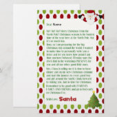 Papeterie Lettre de Père Noël (Devant / Derrière)