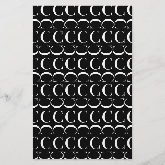 Papeterie Lettre initiale C (Devant)