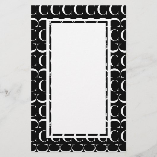 Papeterie Lettre initiale C (Devant)