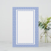 Papeterie LETTRE INITIALE MONOGRAPHIQUE A Bleu (Debout devant)