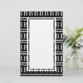 PAPETERIE LETTRE INITIALE MONOGRAPHIQUE B (Debout devant)