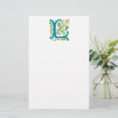 Papeterie Lettre L Monogram Fleur de lis (Debout devant)