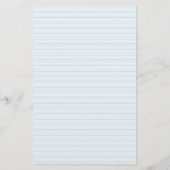 Papeterie LETTRE MONGRAPHIQUE ROCARON Bleu R avec le nom Lin (Dos)