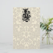 Papeterie Lettre orange "L" (Debout devant)