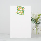 Papeterie Lettre S Monogram Fleur de lis (Debout devant)