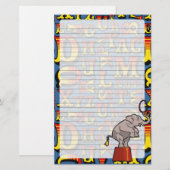 Papeterie Lettres du cirque, (Devant / Derrière)