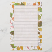 Papeterie Lettres Thanksgiving Feuilles Automne Couleurs Aut (Devant)