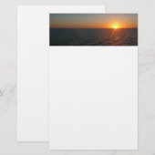 Papeterie Lever du soleil à Sea III Océan Horizon (Devant / Derrière)